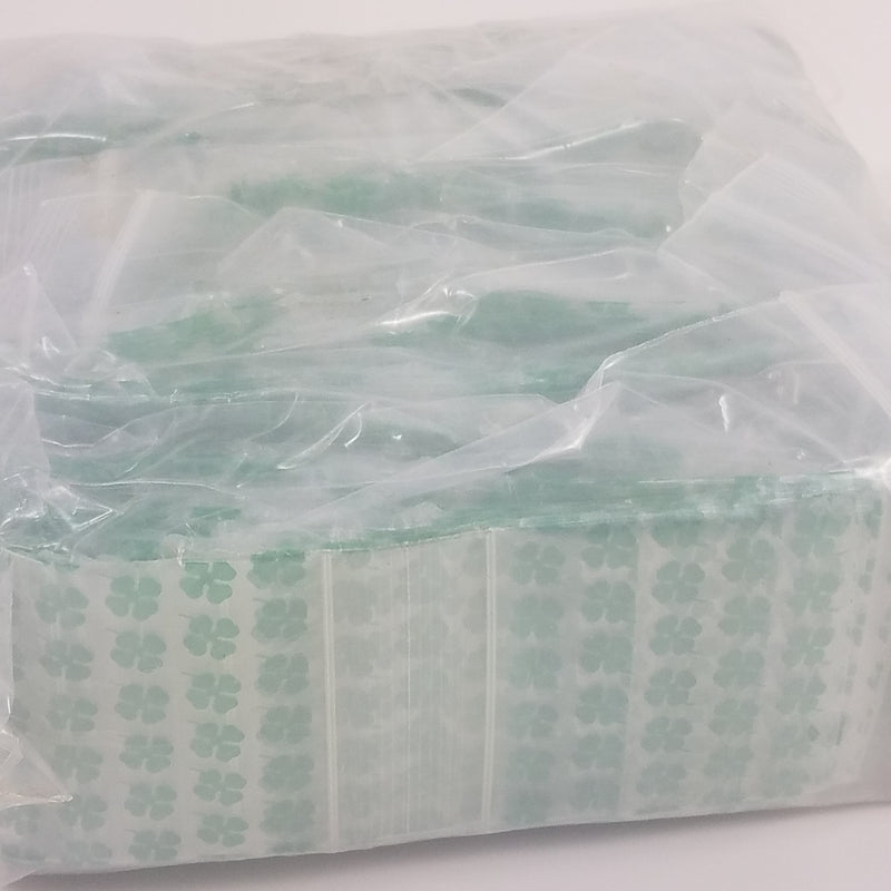 175175 Original Mini Ziplock 2.5mil Plastic Bags 1.75" x 1.75" Reclosable Baggies (Clover) - The Baggie Store