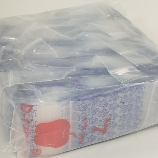 Blue Devil resealable bags by Original Apple Bags, 1.75 x 1.75 inches, perfect for storage and organization.