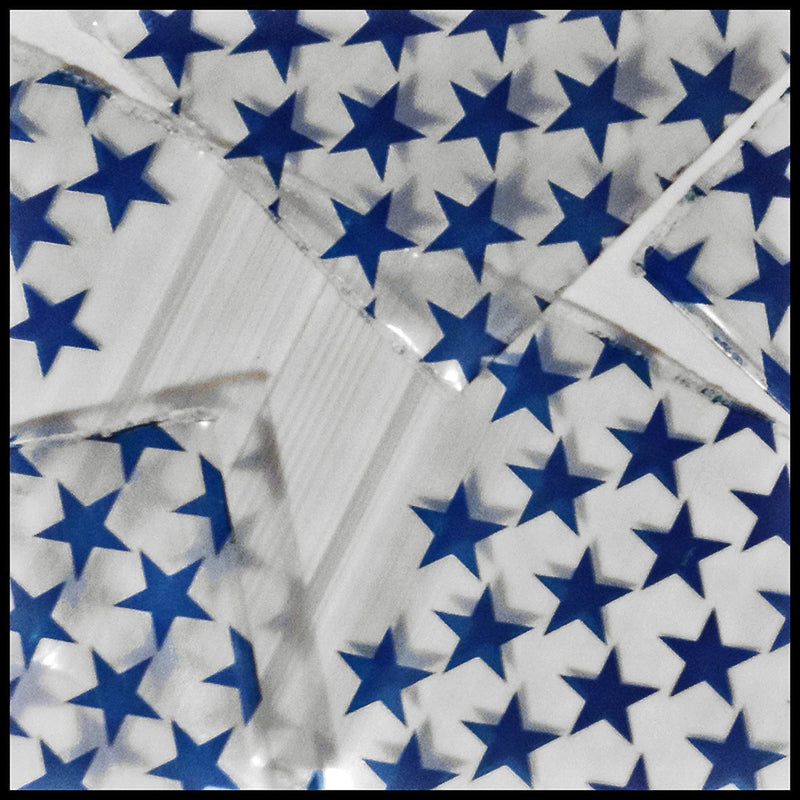 1515 Original Mini Ziplock 2.5mil Plastic Bags 1.5" x 1" Reclosable Baggies (Blue Star) - The Baggie Store