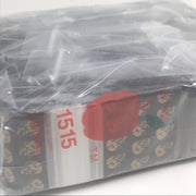1515 Original Mini Ziplock 2.5mil Plastic Bags 1.5" x 1" Reclosable Baggies (Gold Skull) - The Baggie Store