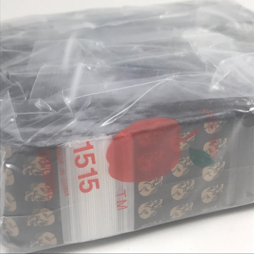 1515 Original Mini Ziplock 2.5mil Plastic Bags 1.5" x 1" Reclosable Baggies (Gold Skull) - The Baggie Store