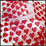 1515 Original Mini Ziplock 2.5mil Plastic Bags 1.5" x 1" Reclosable Baggies (Hearts) - The Baggie Store