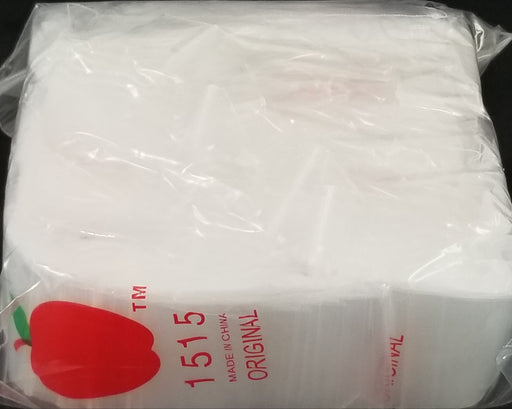 1515 Original Mini Ziplock 2.5mil Plastic Bags 1.5" x 1" Reclosable Baggies (Clear) - The Baggie Store
