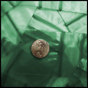 2020 Original Mini Ziplock 2.5mil Plastic Bags 2" x 2" Reclosable Baggies (Green) - The Baggie Store