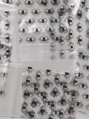 Black Spider resealable bags from Original Apple Bags, 1.5 x 1.75 inches, ideal for storing small items.