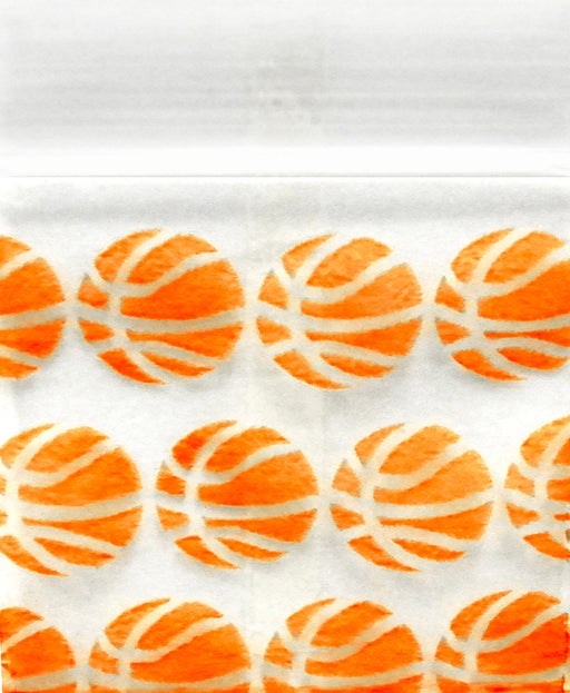 15175 Original Mini Ziplock 2.5mil Plastic Bags 1.5" x 1.75" Reclosable Baggies (Basketball) - The Baggie Store