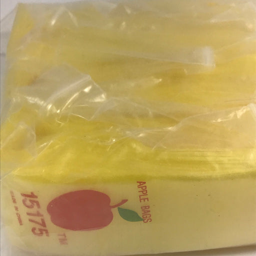 15175 Original Mini Ziplock 2.5mil Plastic Bags 1.5" x 1.75" Reclosable Baggies (Yellow) - The Baggie Store