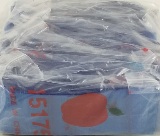15175 Original Mini Ziplock 2.5mil Plastic Bags 1.5" x 1.75" Reclosable Baggies (Blue) - The Baggie Store
