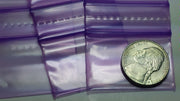 1510 Original Mini Ziplock 2.5mil Plastic Bags 1.5" x 1" Reclosable Baggies (Purple) - The Baggie Store