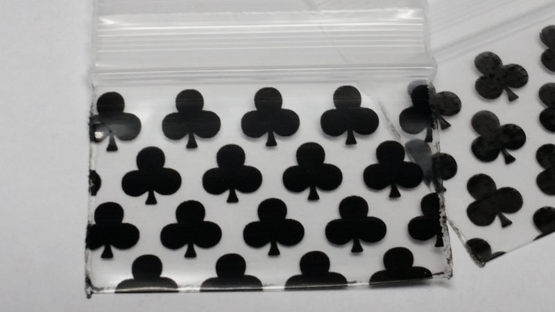 1510 Original Mini Ziplock 2.5mil Plastic Bags 1.5" x 1" Reclosable Baggies (Clubs) - The Baggie Store