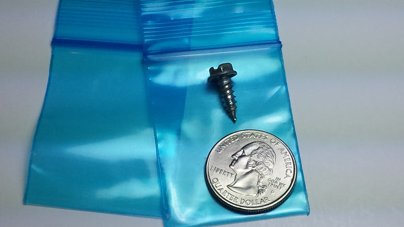 1520 Original Mini Ziplock 2.5mil Plastic Bags 1.5" x 2" Reclosable Baggies (Blue) - The Baggie Store