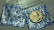175175 Original Mini Ziplock 2.5mil Plastic Bags 1.75" x 1.75" Reclosable Baggies (Blue Devil) - The Baggie Store