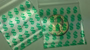 175175 Original Mini Ziplock 2.5mil Plastic Bags 1.75" x 1.75" Reclosable Baggies (Dollar Sign $) - The Baggie Store