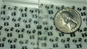 175175 Original Mini Ziplock 2.5mil Plastic Bags 1.75" x 1.75" Reclosable Baggies (Panda) - The Baggie Store
