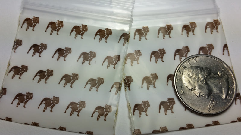 175175 Original Mini Ziplock 2.5mil Plastic Bags 1.75" x 1.75" Reclosable Baggies (Top Dog) - The Baggie Store