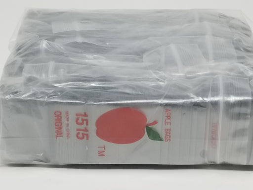 1515 Original Mini Ziplock 2.5mil Plastic Bags 1.5" x 1" Reclosable Baggies (Silver) - The Baggie Store