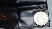 2015 Original Mini Ziplock 2.5mil Plastic Bags 2" x 1" Reclosable Baggies (Black) - The Baggie Store