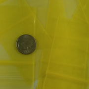 1520 Original Mini Ziplock 2.5mil Plastic Bags 1.5" x 1" Reclosable Baggies (Yellow) - The Baggie Store