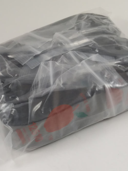 12510 Original Mini Ziplock 2.5mil Plastic Bags 1.25" x 1" Reclosable Baggies (Black) - The Baggie Store