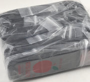 125125 Original Mini Ziplock 2.5mil Plastic Bags 1.25" x 1.25" Reclosable Baggies (Black) - The Baggie Store