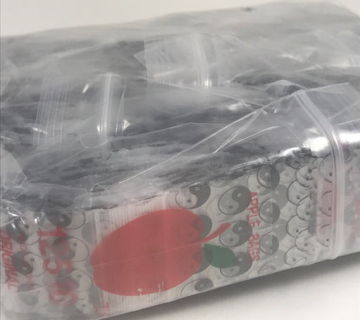 12510 Original Mini Ziplock 2.5mil Plastic Bags 1.25" x 1" Reclosable Baggies (Yin Yang) - The Baggie Store