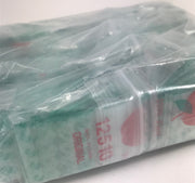 12510 Original Mini Ziplock 2.5mil Plastic Bags 1.25" x 1" Reclosable Baggies (Dollar Sign $) - The Baggie Store