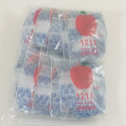 1212 Original Mini Ziplock 2.5mil Plastic Bags 1/2" x 1/2" Reclosable Baggies (Devil) - The Baggie Store