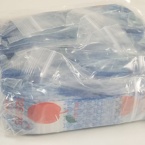 125125 Original Mini Ziplock 2.5mil Plastic Bags 1.25" x 1.25" Reclosable Baggies (Blue Devil) - The Baggie Store