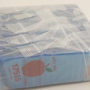 17515 Original Mini Ziplock 2.5mil Plastic Bags 1.75" x 1.5" Reclosable Baggies (Blue) - The Baggie Store