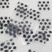5858 Original Mini Ziplock 2.5mil Plastic Bags 5/8" x 5/8" Reclosable Baggies (Chopper/Iron Cross) - The Baggie Store