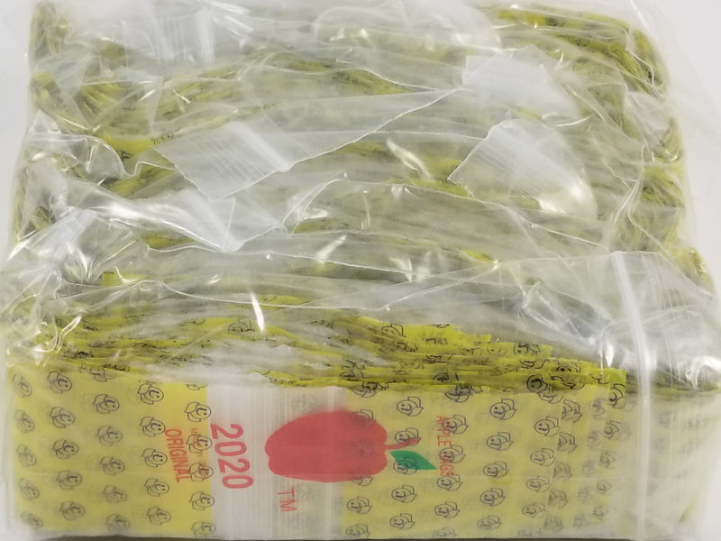 2020 Original Mini Ziplock 2.5mil Plastic Bags 2" x 2" Reclosable Baggies (Happy Face) - The Baggie Store