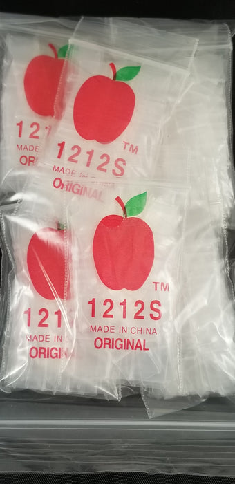 1212-S Original Mini Ziplock 2.5mil Plastic Bags 1/2" x 1/2" Reclosable Baggies (Clear) - The Baggie Store
