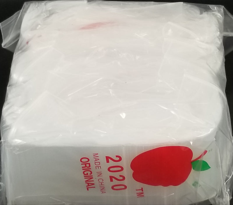 2020 Original Mini Ziplock 2.5mil Plastic Bags 2" x 2" Reclosable Baggies (Clear) - The Baggie Store