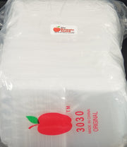 3030 Original Mini Ziplock 2.5mil Plastic Bags 3" x 3" Reclosable Baggies (Clear) - The Baggie Store