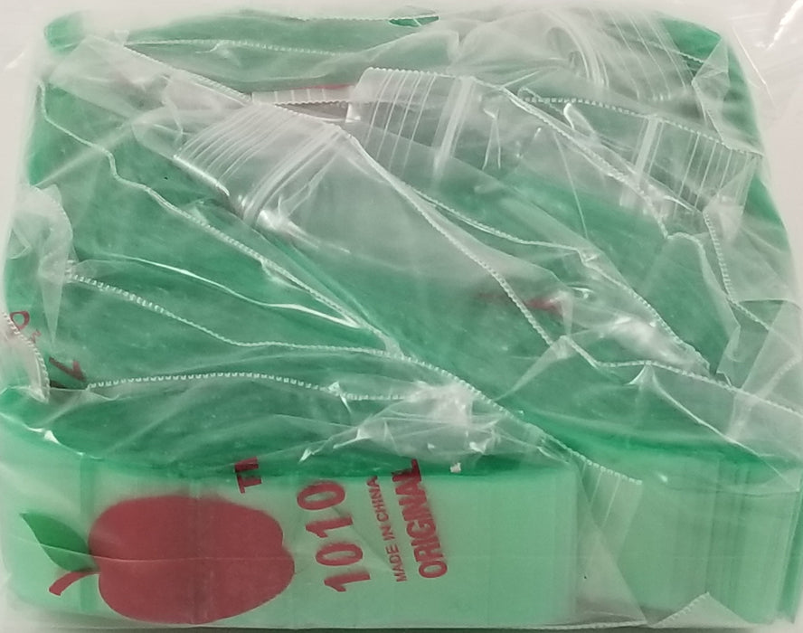 1010 Original Apple Bags 1" x 1"- GREEN