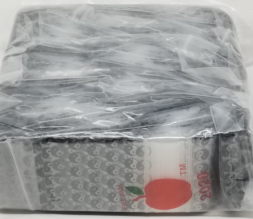 2020 Original Mini Ziplock 2.5mil Plastic Bags 2" x 2" Reclosable Baggies (Taiji/Yin Yang) - The Baggie Store