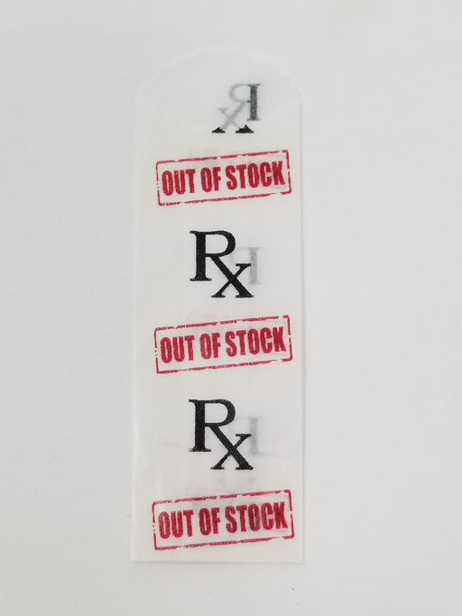 Vellum Glassine Stamp Wax Paper Envelope Bags- Rx Out of Stock - TBS Supply Co