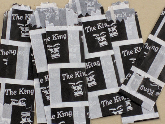 Stamp Collectors moisture resistant wax bags made of vellum glassine stamp wax paper with secure envelope design.