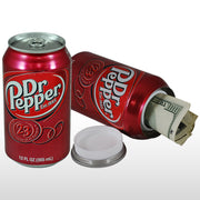 Assorted soda can diversion safes by Safe Cans, featuring hidden compartments inside colorful soda can designs.