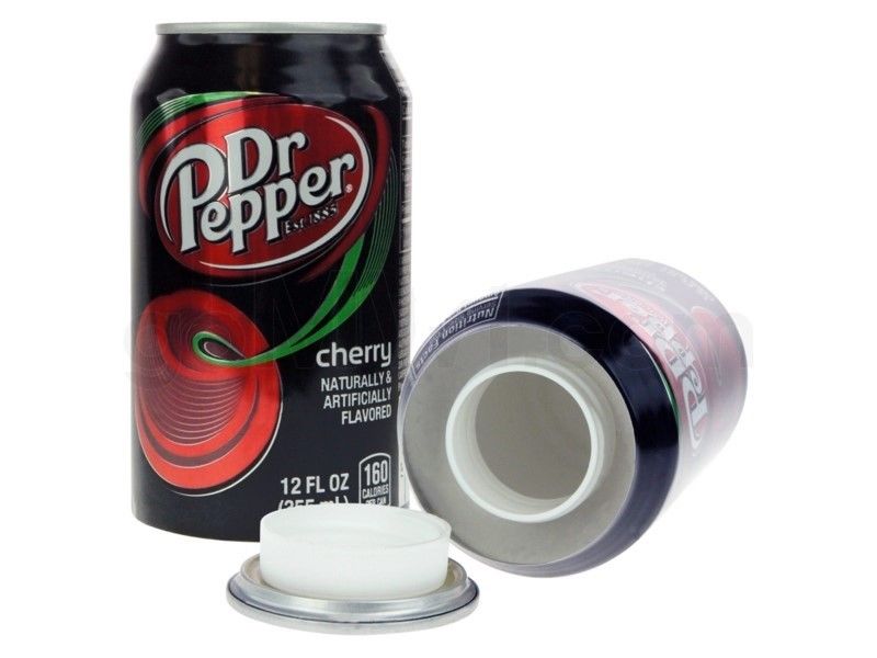 Assorted flavored soda can diversion safe by Safe Cans, discreet storage container resembling real soda cans.