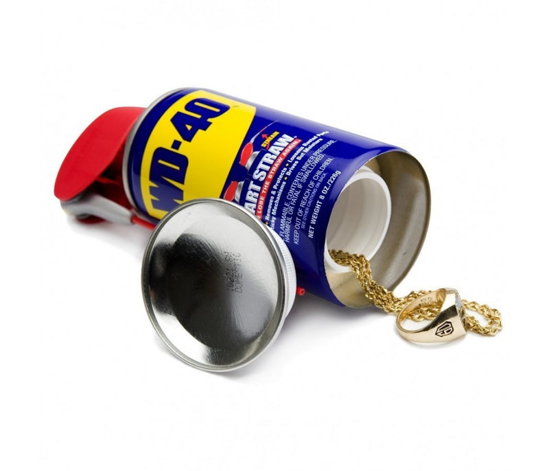 Diversion safe designed like WD-40 can by Safe Cans, discreet storage container for valuables or small items.