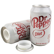 Assorted Safe Cans diversion safes resembling soda cans with different flavors, designed for discreet storage.