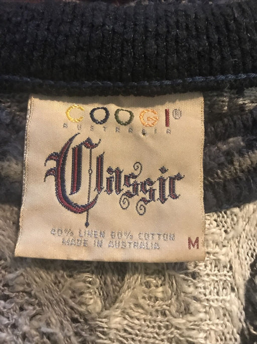 COOGI Authentic Vintage Retro Multicolor Hand Sewn Australian Sweater Men's Medium - TBS Supply Co
