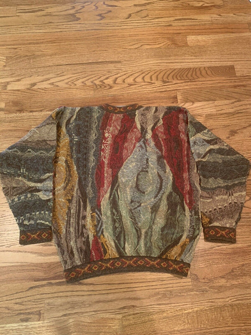 COOGI Authentic Vintage Retro Multicolor Hand Sewn Australian Sweater - TBS Supply Co