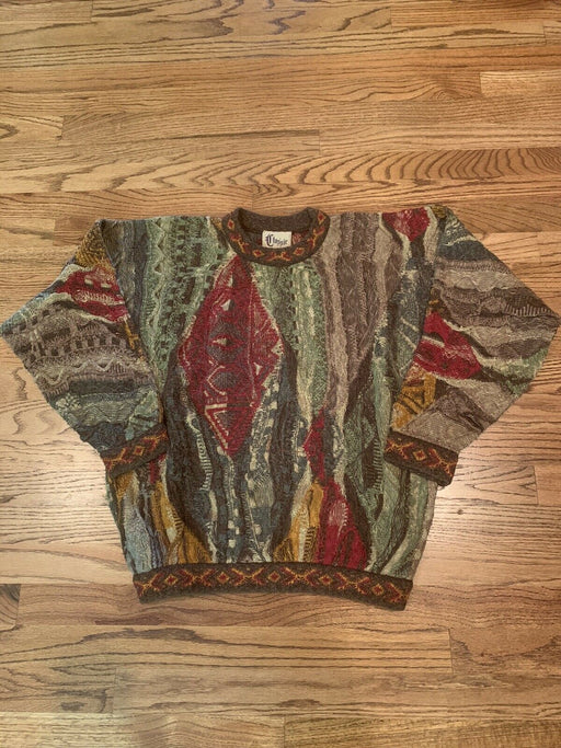 COOGI Authentic Vintage Retro Multicolor Hand Sewn Australian Sweater - TBS Supply Co