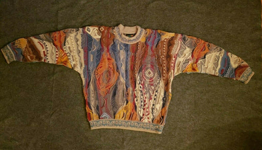 COOGI Authentic Vintage Retro Multicolor Hand Sewn Australian Sweater - TBS Supply Co