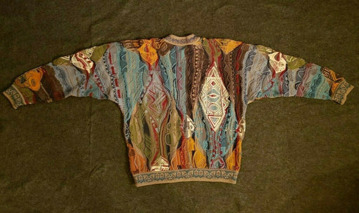 COOGI Authentic Vintage Retro Multicolor Hand Sewn Australian Sweater - TBS Supply Co