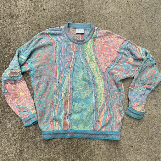 COOGI Authentic Vintage Retro Multicolor Hand Sewn Australian Sweater - TBS Supply Co