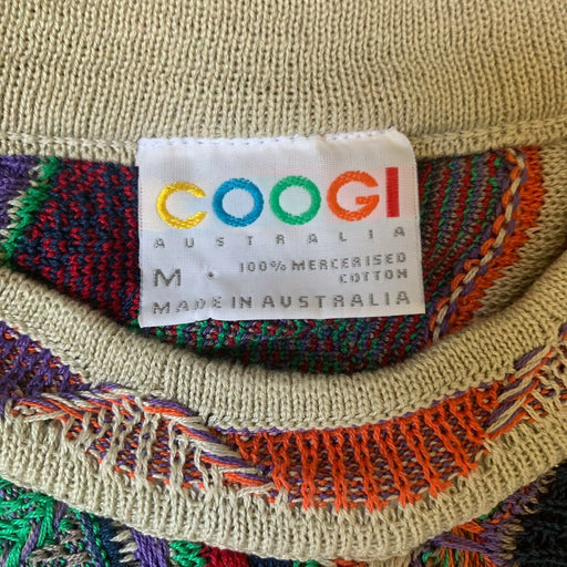 COOGI Authentic Vintage Retro Multicolor Hand Sewn Australian Sweater - TBS Supply Co