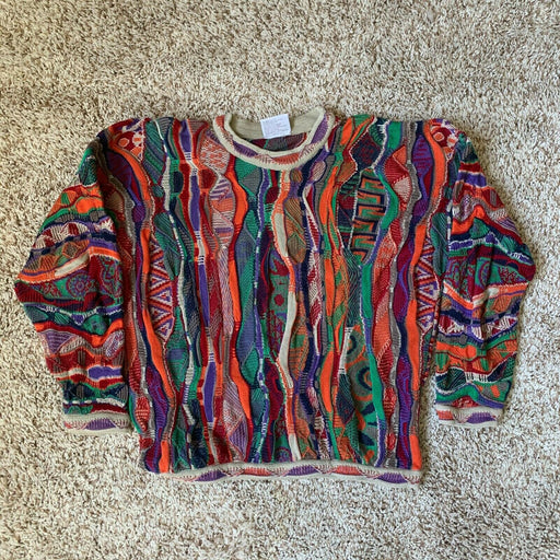 COOGI Authentic Vintage Retro Multicolor Hand Sewn Australian Sweater - TBS Supply Co